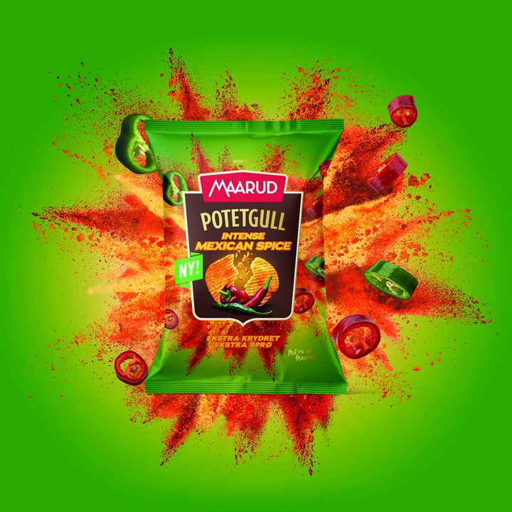 Ny snacksnyhet: Potetgull Intense Mexican Spice Ny snacksnyhet: Potetgull Intense Mexican Spice
